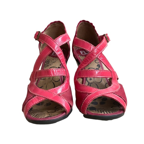 Fly London Red and Pink Heel Shoes, Size 37 Christmas - Picture 4 of 8